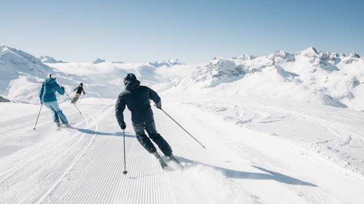 Skifahren Lech